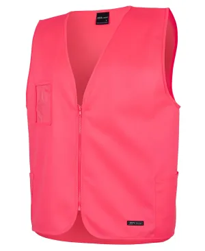 6HVSZ JB's Hi Vis Zip Safety Vest