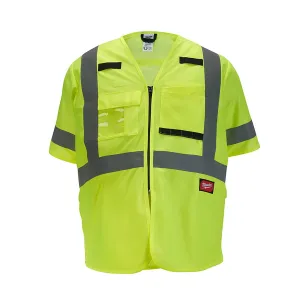 Class 3 High Visibility Yellow Safety Vest - 2XL/3XL