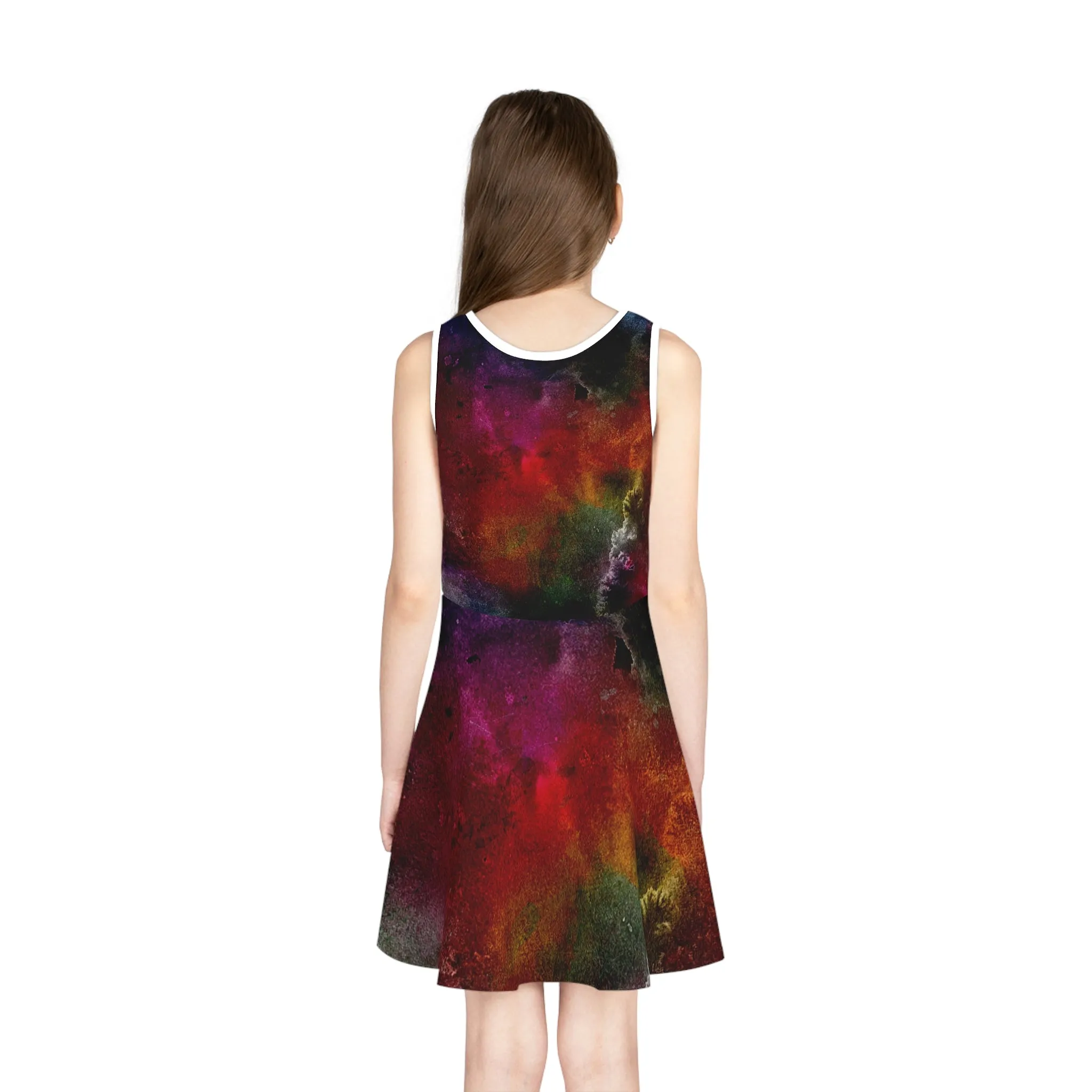 Dark Explosion  - Inovax Girl's Sleeveless Sundress