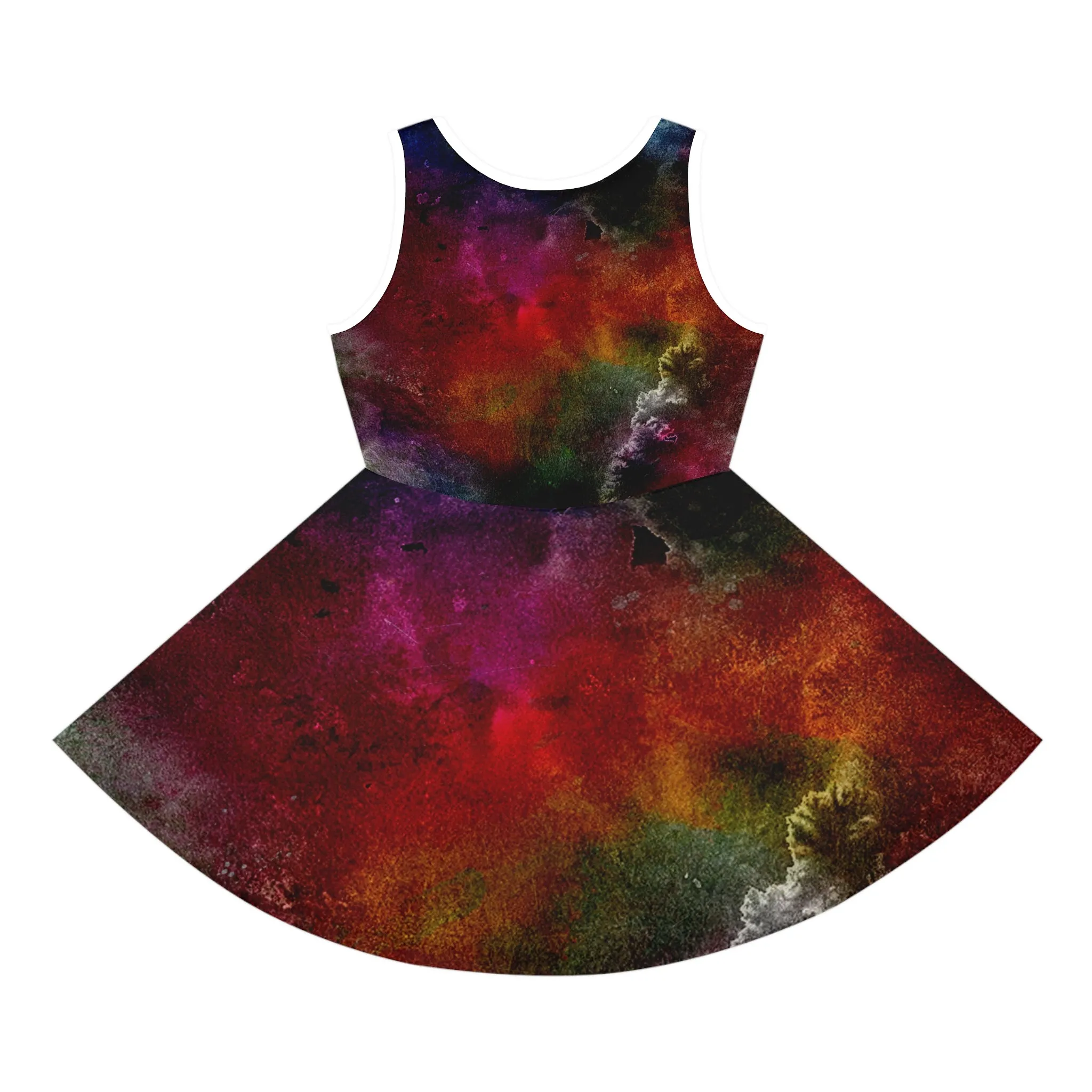 Dark Explosion  - Inovax Girl's Sleeveless Sundress