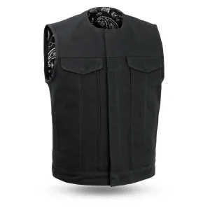 Fairfax V2 - Men's Motorcycle Canvas Vest