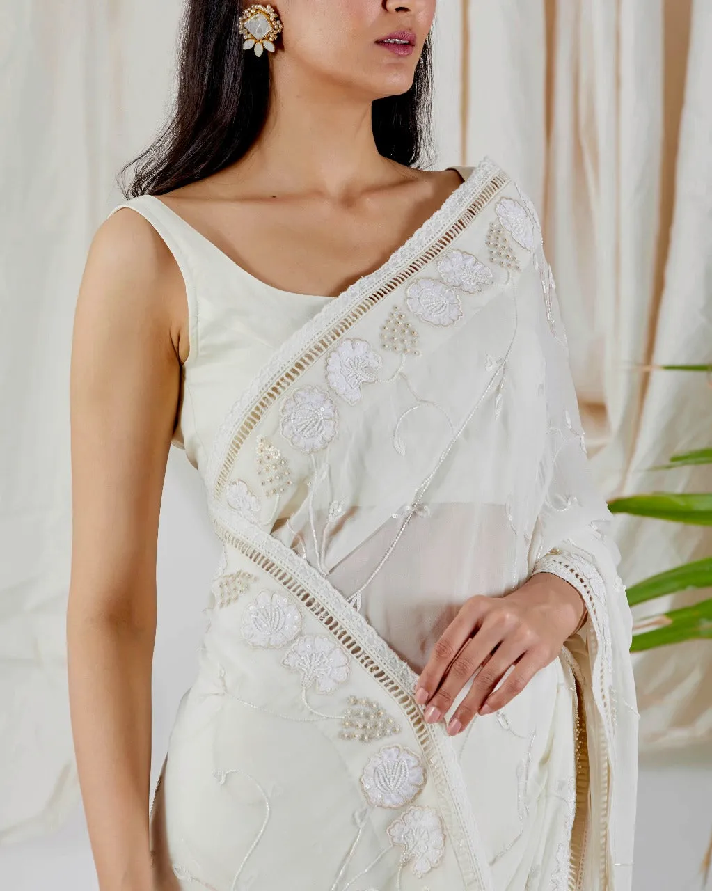 IVORY SAREES