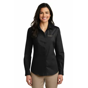 Ladies Long Sleeve Carefree Poplin Shirt