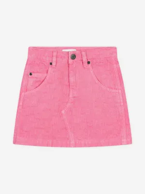 MARC JACOBS Girls Jacquard Logo Skirt in Pink