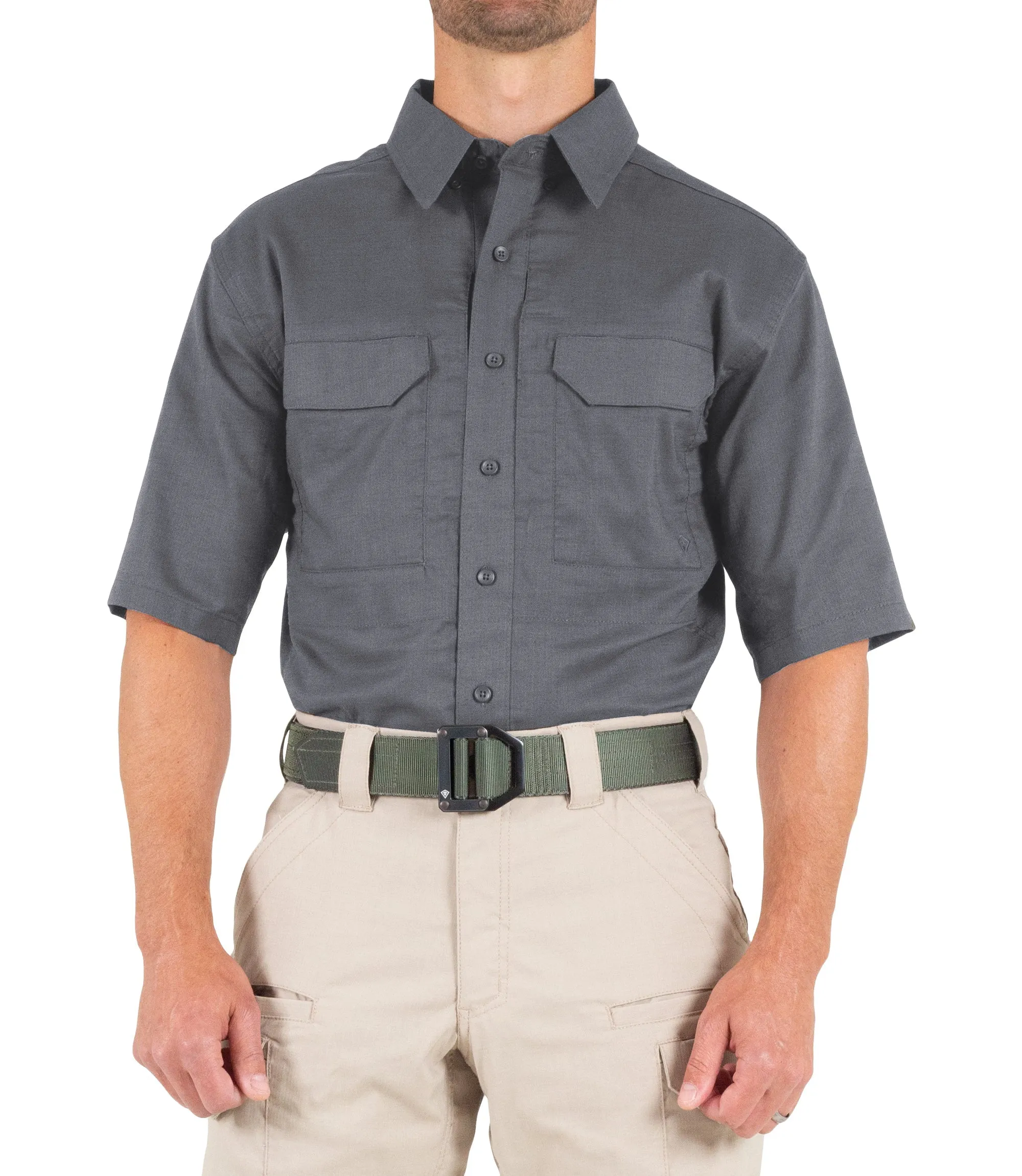 Men's V2 Tactical Short Sleeve Shirts / Wolf Grey