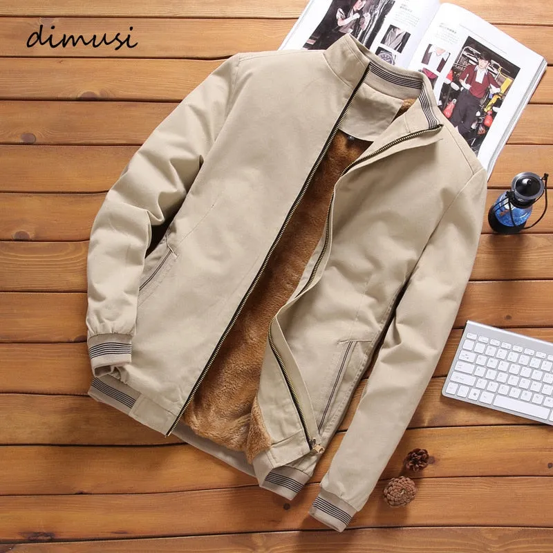 Nsqured Autumn Fleece Bomber Jacket