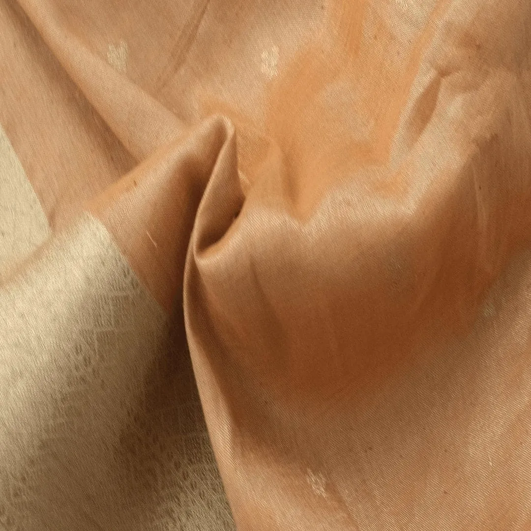 Orange Banarsi Butte Fabric