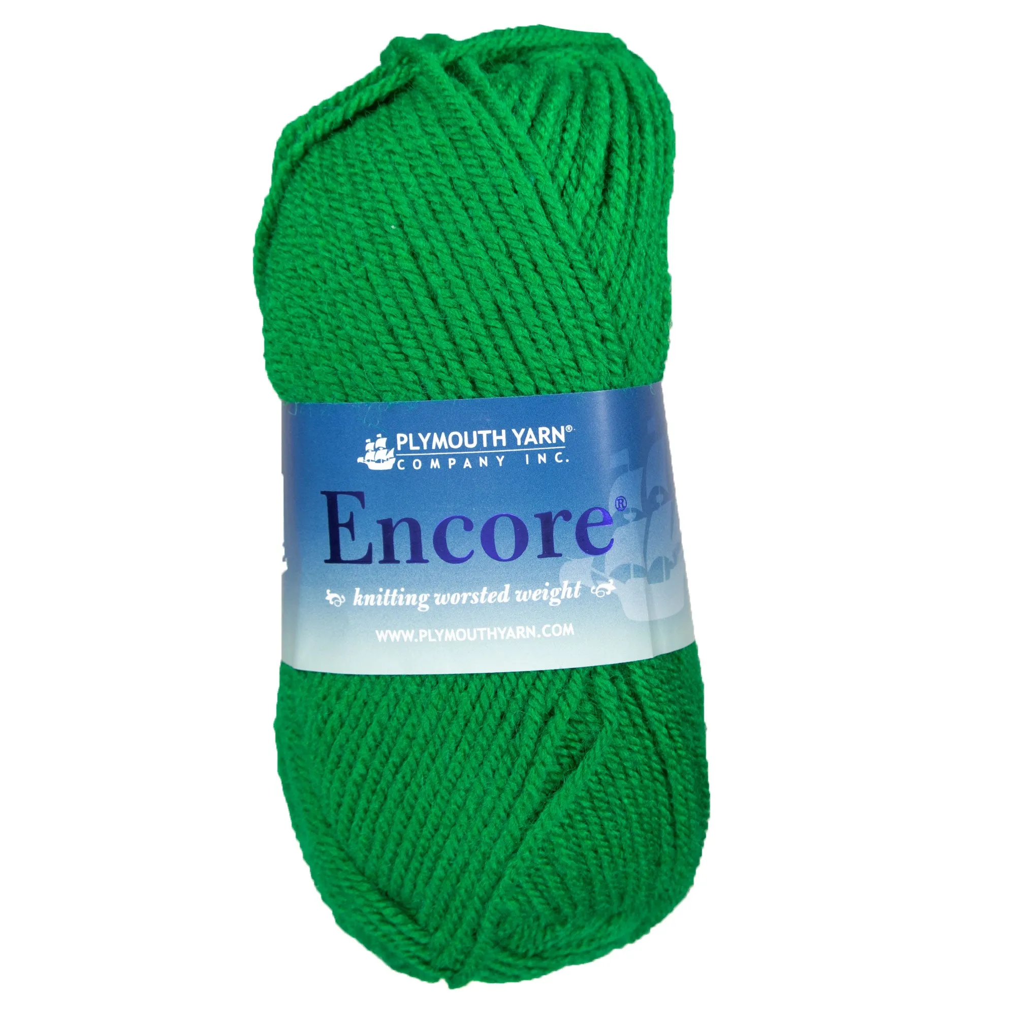 Plymouth Yarn Encore Worsted Yarn - 0054 Christmas Green