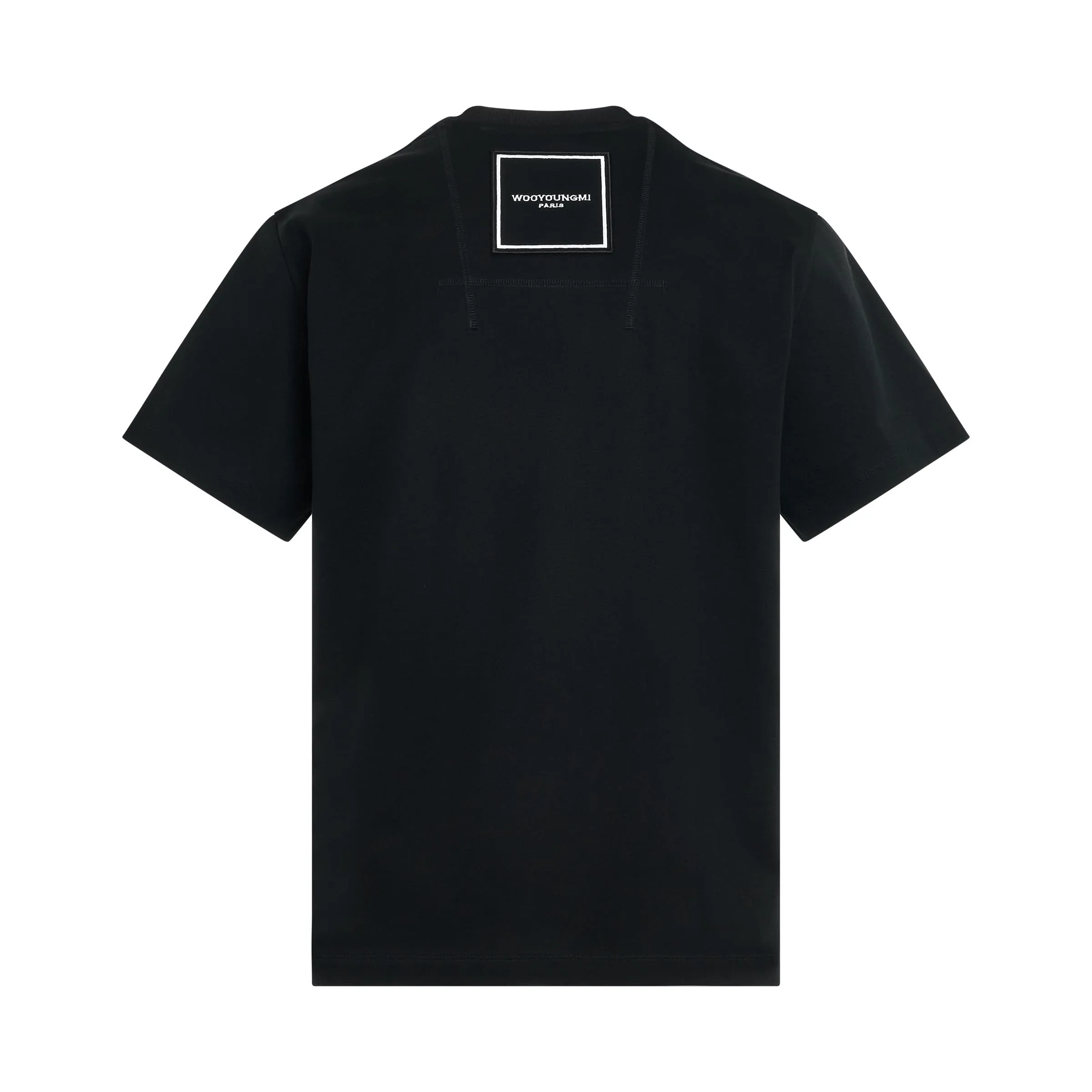 Square Patch Logo T-Shirt in Black