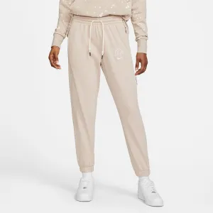 Women's Nike USA Standard Script Fleece Tan Pants