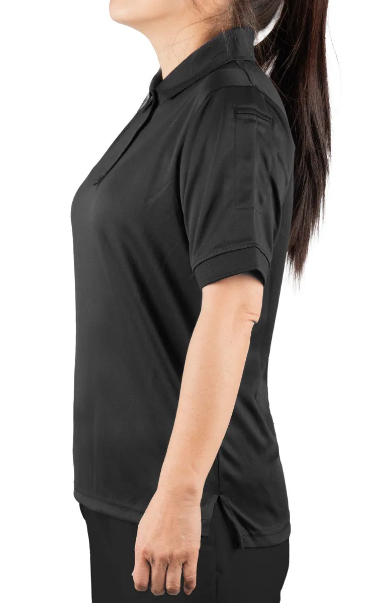 Womens Polyester Tactical Performance Polo Shirt